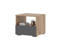 Хелен_тумба прикроватная_крафт золото+графит_закр