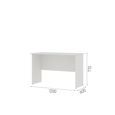 Письменный стол Хелен ПС 01 (Шагрень белый)